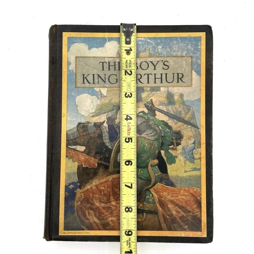 The Boy's King Arthur bySidneyLanier Illustrated byN.C.Wyeth Hardcover Scribner